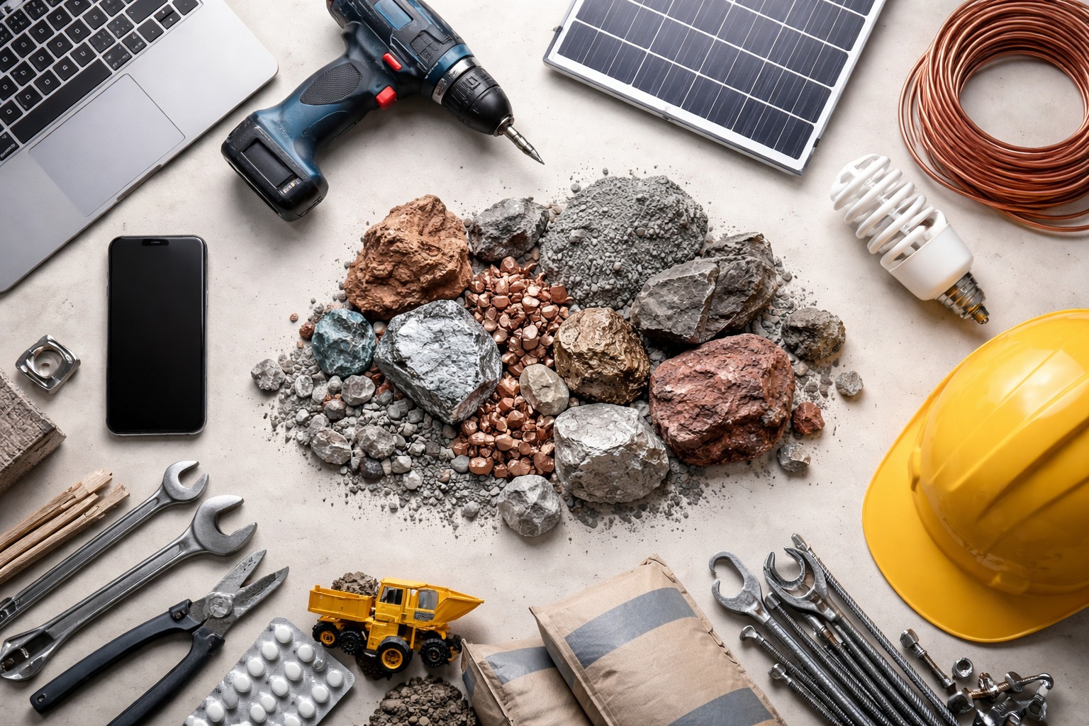 Mineração sustenta a vida moderna e está presente em muito mais do que se imagina